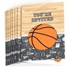 Big Dot of Happiness Nothin' but Net - Basketball - Fill-in Baby Shower or Birthday Party Invitations (8 Count) - 2 of 4