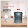 Amici Pet Rover Ranch 140oz Metal Dog Food Canister with Handle Lid & Silicone Seal - Large Pet Food Storage Container with Airtight Closure - 4 of 4