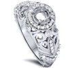 Pompeii3 3/8ct Vintage Diamond Engagement Ring 14K White Gold - 2 of 4