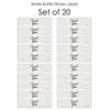 Big Dot of Happiness Champagne Elegantly Simple - Guest Party Favors Water Bottle Sticker Labels - Set of 20 - 3 of 4