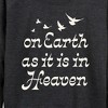 Women's - Instant Message - On Earth As It Is In Heaven Lightweight French Terry Slouchy - 2 of 4