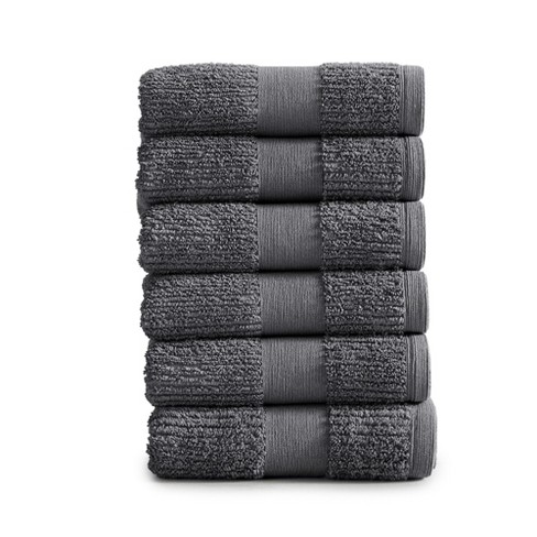 Premium Hand Towels - Pack of 6, 16x28 Inches Bathroom Hand Towel Set