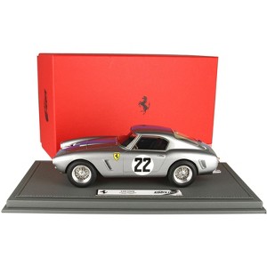 Ferrari 250 SWB #22 "24 Hours of Le Mans" (1960) with DISPLAY CASE Limited Edition to 96 pieces Worldwide 1/18 Model Car by BBR - 1 of 4