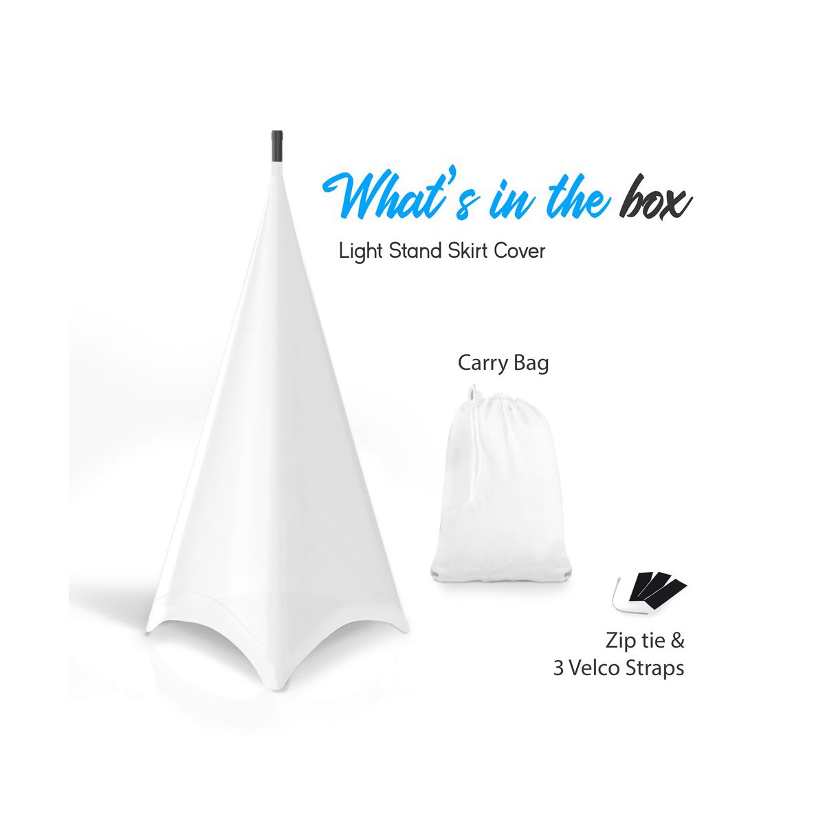 Pyle Triple-Sided White Speaker and Lighting Stand Scrim - thumbnail 7