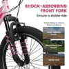Aukfa 20 Inch Kids Mountain Bike with 7-Speed Gears, Shock Absorbing Front Fork, V-Brakes & Durable Tires£¬Suitable for Boys and Girls - 4 of 4