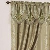 Ramallah Trading Kenyon Damask Textured Jacquard Single Rod Pocket Curtain Panel - 54 x 84, Beige - 2 of 4