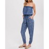 Women's Comfy Washed Tube Denim Jumper - BluIvy - 2 of 4