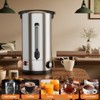 TackView Stainless Steel Coffee Urn, 60 Cups Hot Coffee Water Dispenser, Double Wall Commerical Coffee Maker for Buffet Catering - 3 of 4