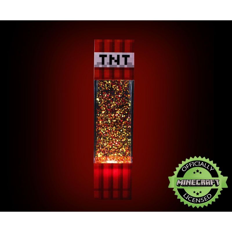 Ukonic Minecraft TNT Block LED Glitter Motion Lamp | 12 Inches, 2 of 7
