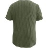 Coolmee Women's Loose Short Sleeve Pullover T Shirt Summer V Neck Dressy Work Tunic Blouses - 4 of 4