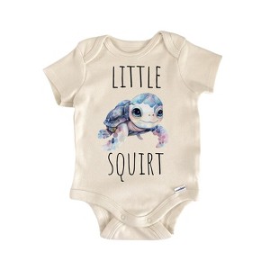 Little Squirt Turtle - Baby Boy Girl Clothes Infant Onesie® Funny Cute Newborn GS1 - 1 of 1