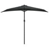 vidaXL Patio Umbrella Anthracite Polyester, Aluminum, Steel 106.3x56.7 in - 3 of 4