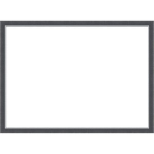 Amanti Art Eva Black Silver Thin Framed Dry Erase Magnetic Board - 1 of 4