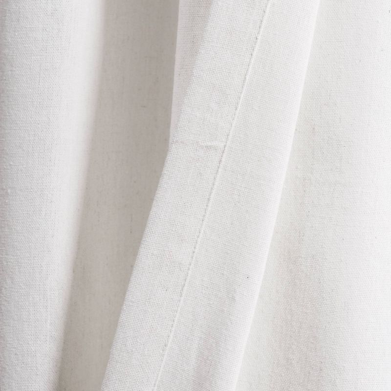 Linen Lace Window Curtain Panels - Lush Décor, 6 of 8