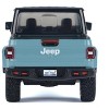 2021 Jeep Gladiator Rubicon (Closed Top) Pickup Truck Blue with Black Top 1/27 Diecast Model Car by Motormax - 4 of 4