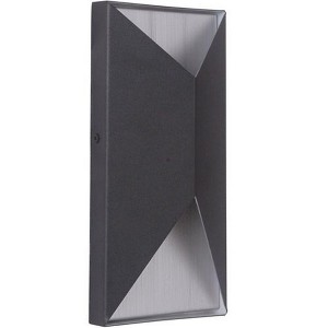 Craftmade Lighting Peak 2 - Light Wall Light in  Matte Black/Brushed Aluminum - 1 of 1
