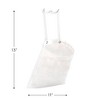 Clothespin Bag Holder with Hanging Hook - Non-Woven Material - 13 x 11 Inch - White - 4 of 4
