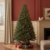 HomeRoots 9' Pre Lit Full Spruce Christmas Tree - 2 of 4