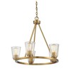 Savoy House Calhoun 5 - Light Chandelier in  Warm Brass - 3 of 4