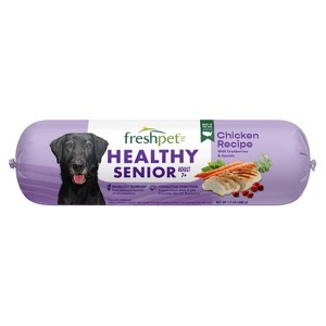 Freshpet Healthy Senior Roll Chicken Flavor Fresh Dog Food - 1.5lbs ...