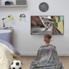 Itopfox Glow in The Dark Gaming Blanket with Game Controller Design, Soft Luminous Throw for Kids Boys Teens, Fun Gift for Birthday Christmas - 4 of 4