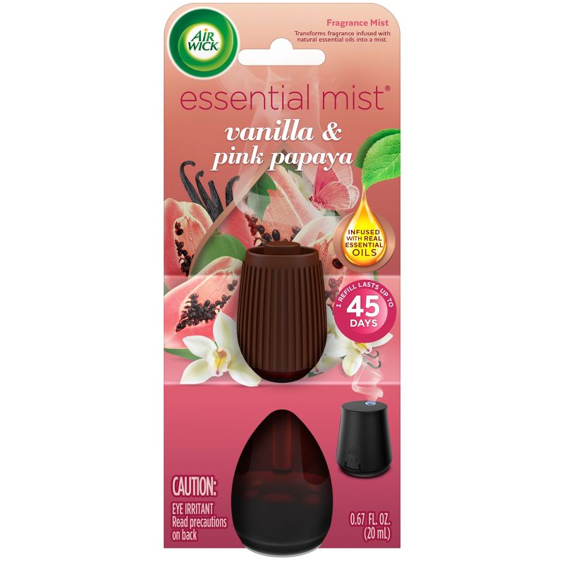 Air Wick Essential Mist Diffuser Refill - Vanilla &#38; Pink Papaya - 0.67 fl oz, 1 of 11
