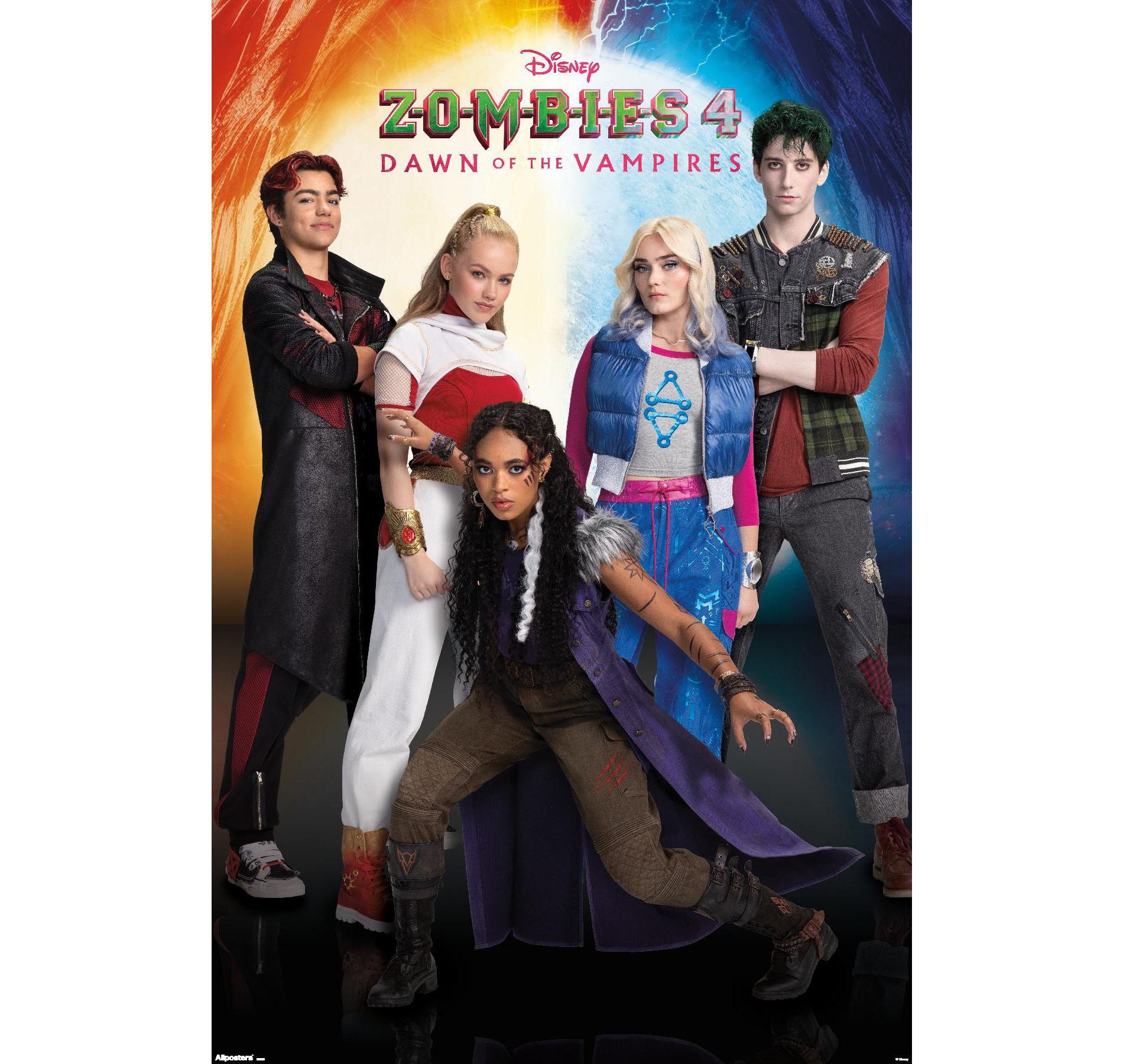 Trends International Disney Zombies 4: Dawn Of The Vampire (2025) - Group Unframed Wall Poster Prints