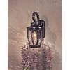 Minka Lavery Rustic Outdoor Wall Light Fixture Corona Bronze 16 1/4" Clear Hammered Glass for Post Exterior Deck Porch Yard Patio - 4 of 4
