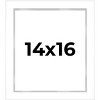 PosterPalooza | Modern Shadow Box 1" Depth White Picture Frame - UV Acrylic, Backing, Hanging Hardware - 2 of 4