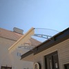 Vynxaria 47" x 34" Door Window Awning - Stylish Canopy for Wooden Walls - 2 of 4