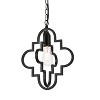 Elegant Lighting Sandara 1 light pendant in black - 3 of 4