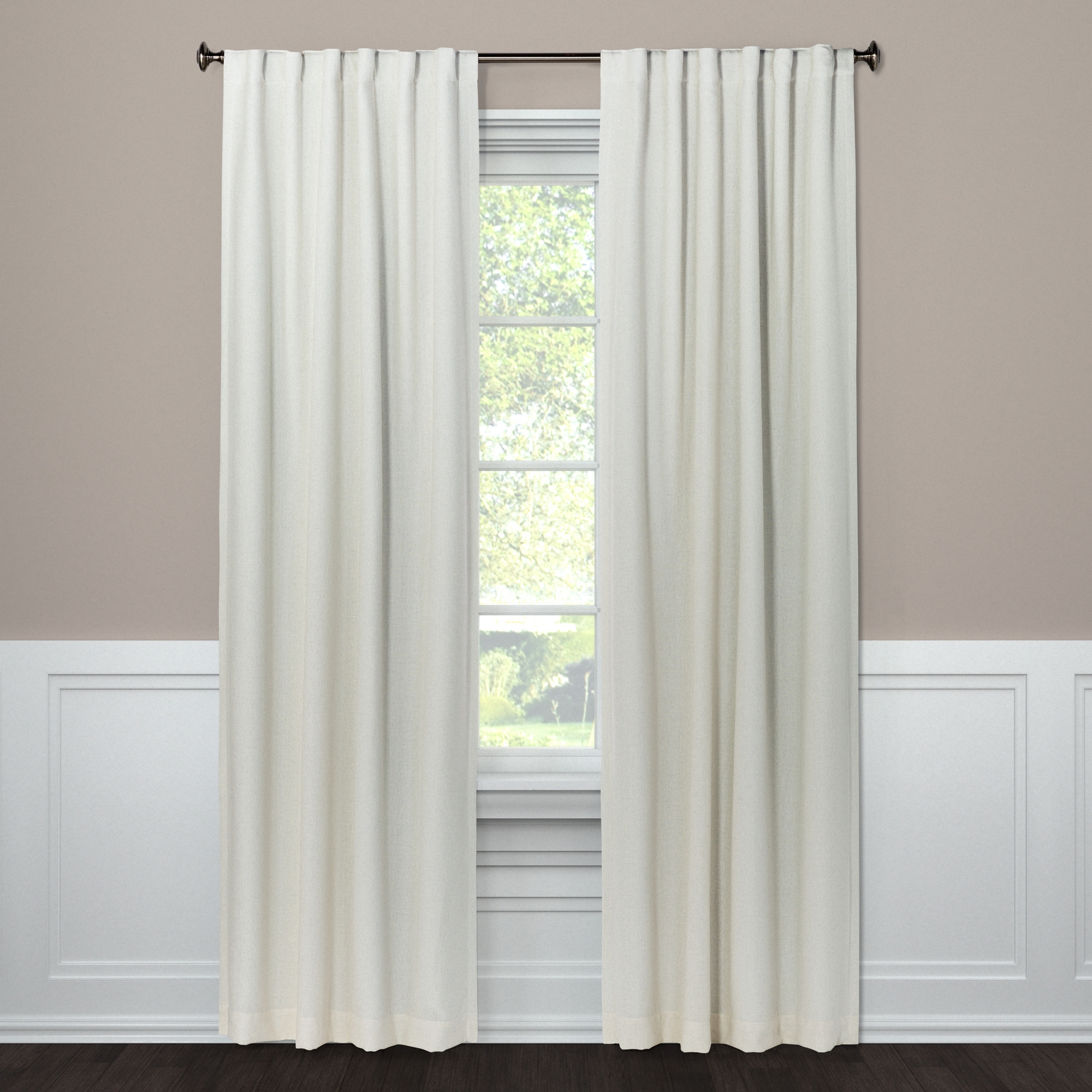 50"x95" Blackout Aruba Window Curtain Panel Sour Cream - Threshold™