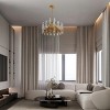 24inch Large Crystal Chandelier K9 Chandeliers - 2 of 4