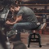 Costway Rolling Seat Mechanic Stool Chair with Tool Tray 4 Universal Wheels for Factory Black/Yellow - 2 of 4