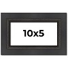 PosterPalooza | Panoramic Traditional Black Picture Frame - UV Acrylic, Foam Board Backing, Hanging Hardware - 2 of 4