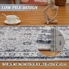 Boho Washable Machine-Woven Area Rug with Non-Slip Backing, Low Pile Soft Faux Wool Carpet for Living Room, Bedroom, Dining Room, indoor - 4 of 4