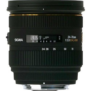 Sigma 24-70mm f/2.8 IF EX DG HSM AF Standard Zoom Lens for Sony Digital SLR Cameras - 1 of 4
