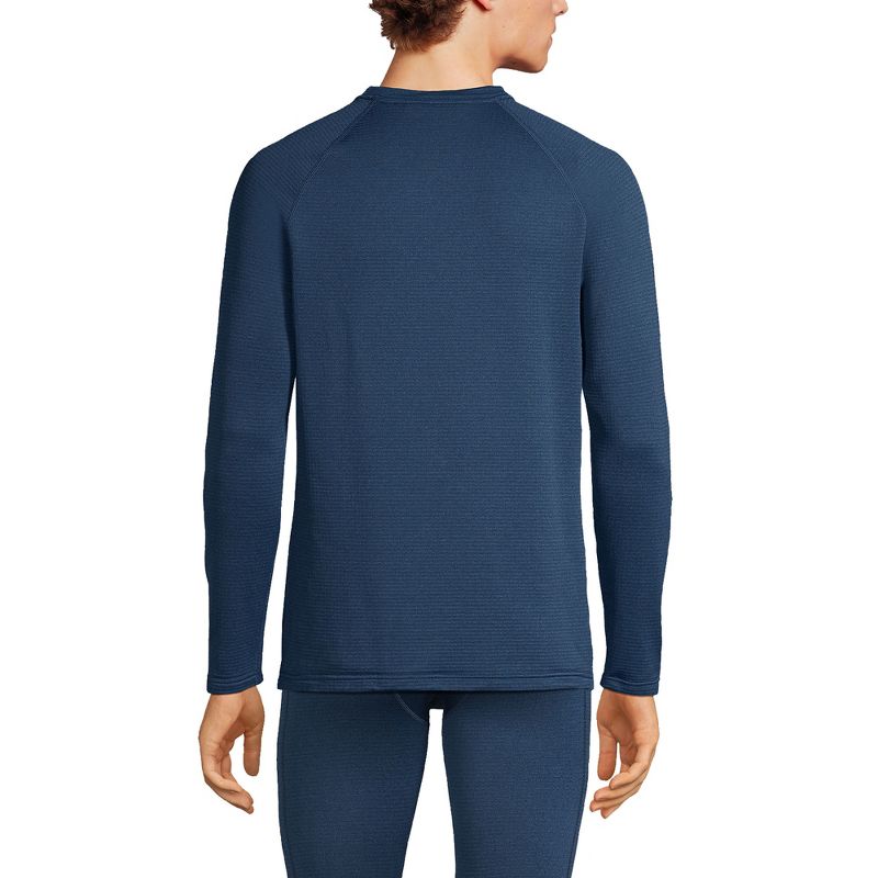 Lands' End Men's Long Sleeve Crew Neck Expedition Thermaskin Long Underwear Top, 2 of 6