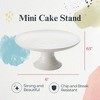 Portmeirion Sophie Conran 6.5-inch Mini Cake Stand - Small Porcelain Dessert Display for Cupcakes, Treats, Single Cakes - Dishwasher Safe - 2 of 4