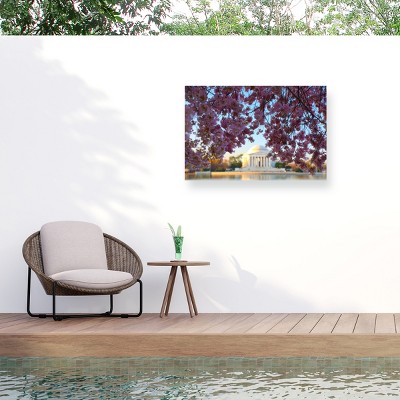 Mich Catanzaro Jefferson Memorial Outdoor Canvas Art