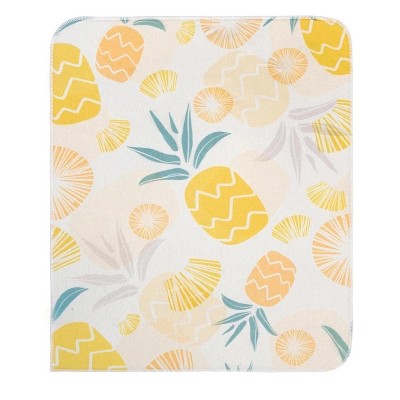 LunaLulinlk Microfiber Dish Drying Mat 16x18 inch, Super absorbent dish draining mat for Kitchen Counter Yellow