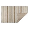 Design Imports Handloomed Slub Stripe Stone & White - 4 X 6 Ft - 3 of 4