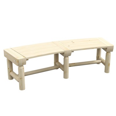Dracelo Semicircular Round Outdoor Tree Bench