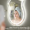 Apmir Super Bright 192 LEDs/m LED Lighted Anti-Fog Tempered Glass Irregular Bathroom/Vanity Mirror with ETL & 3-Year Warranty - 4 of 4