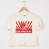 Simply Sage Market Strawberry Rays Boxy Crop Top - 3 of 4