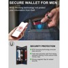 Generic Wallet for Men Slim Leather Wallets RFID Blocking Thin Card Holder Wallet - 4 of 4