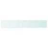 Glass Panel Set of 2 Clear Tempered Glass 31.5 x 4.7 in - 3 of 4