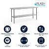 Flash Furniture Stainless Steel 18 Gauge Prep and Work Table with Undershelf - NSF Certified - 2 of 4