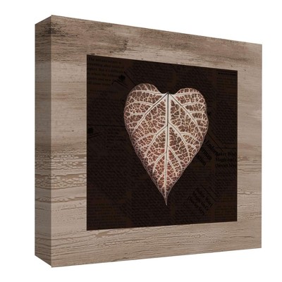 16" x 16" Inverted Leaf II Decorative Wall Art - PTM Images