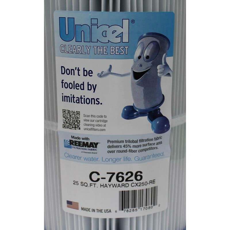 Unicel C-7626 25 Square Foot Media Replacement Pool Hot Tub Spa Filter Cartridge with 111 Pleats, 4 of 7